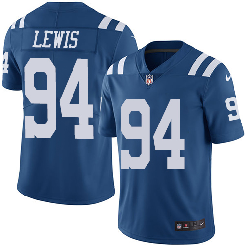 Indianapolis Colts #94 Limited Tyquan Lewis Royal Blue Nike NFL Youth Rush Vapor Untouchable jersey->indianapolis colts->NFL Jersey